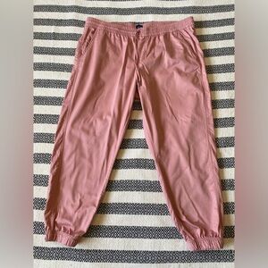 Gap Pink Twill Joggers - XXL